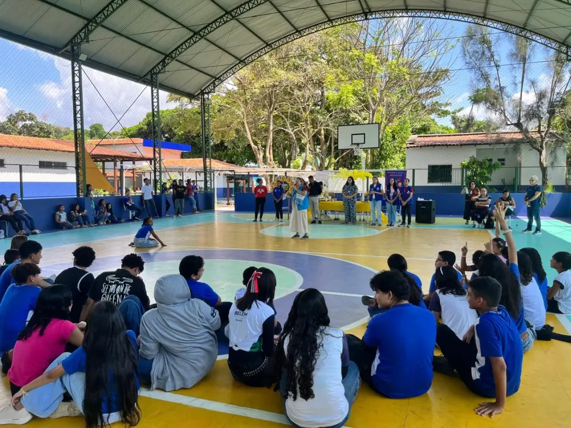 Adolescentes de Bel&eacute;m discutem sa&uacute;de mental e prop&otilde;em a&ccedil;&otilde;es para a escola e o territ&oacute;rio
