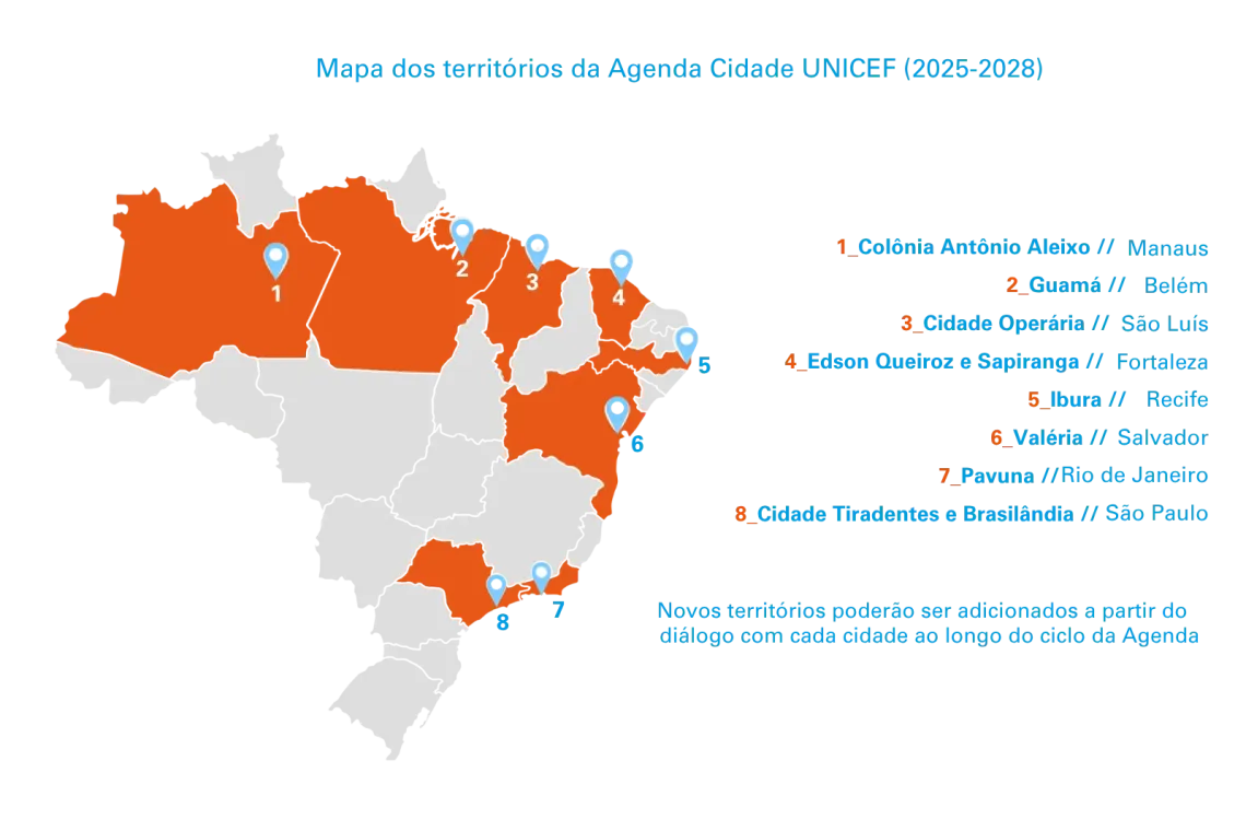 mapa brasil agenda cidade unicef