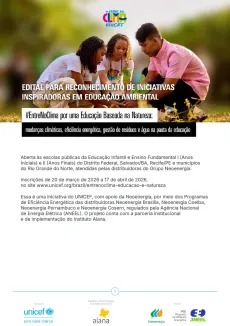 Edital para reconhecimento de iniciativas inspiradoras em educa&ccedil;&atilde;o ambiental