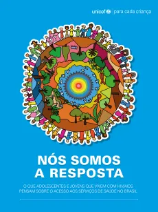 Ilustra&ccedil;&atilde;o mostra um c&iacute;rculo rodeados de pessoas de m&atilde;os dadas