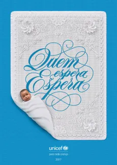 capa da publica&ccedil;&atilde;o mostra um beb&ecirc; enrolado numa manta