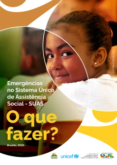 Capa da publica&ccedil;&atilde;o mostra o rosto de uma crian&ccedil;a olhando para a c&acirc;mera