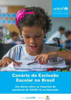 Capa da publica&ccedil;&atilde;o mostra uma menina numa sala de aula