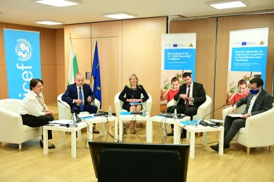 Среща на представителя на УНИЦЕФ в България и пилотните общини по повод Европейската гарнация за детето