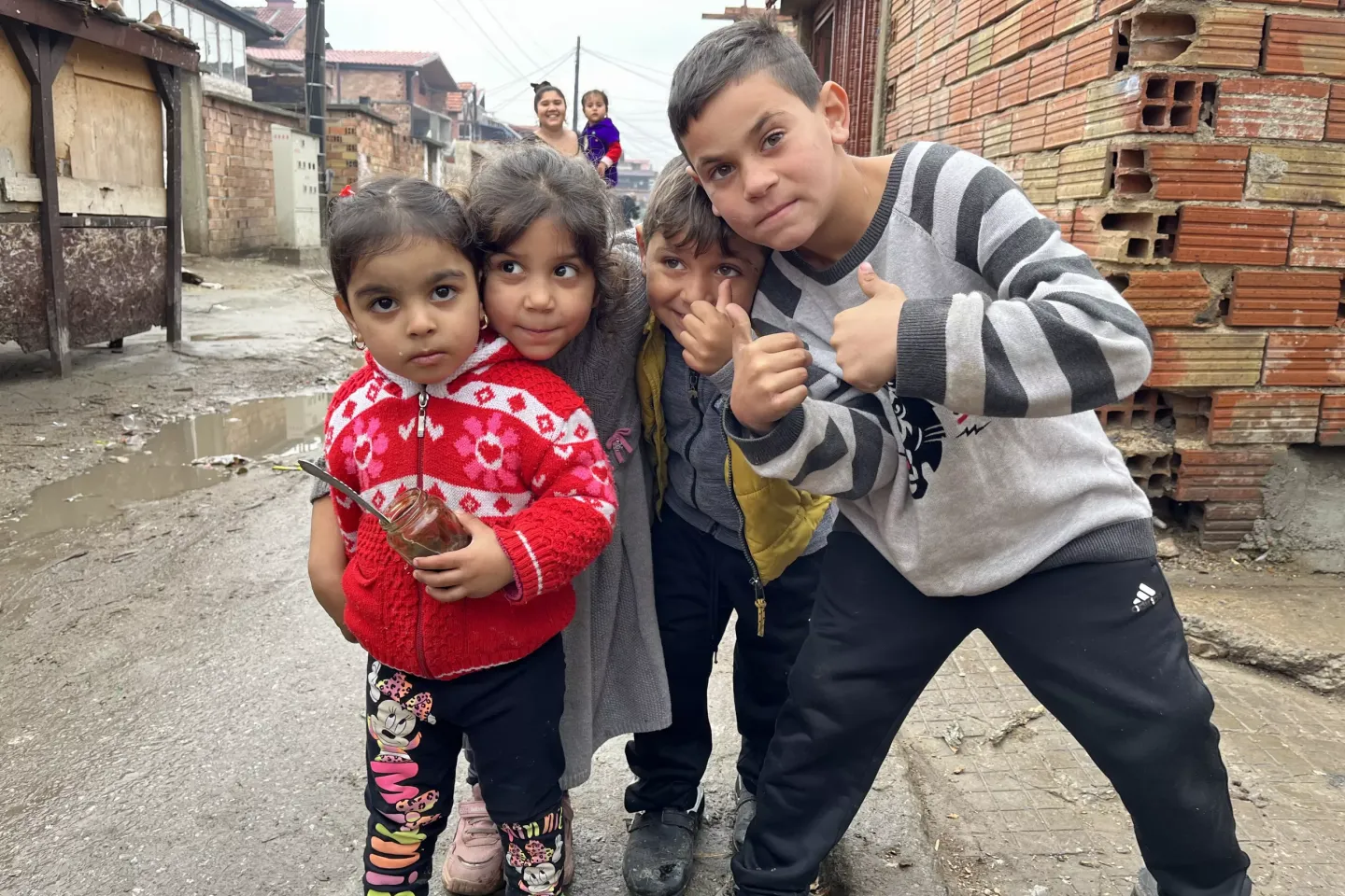 Four children from Sliven district, Bulgaria