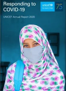 UNICEF Annual Report 2020 cover page