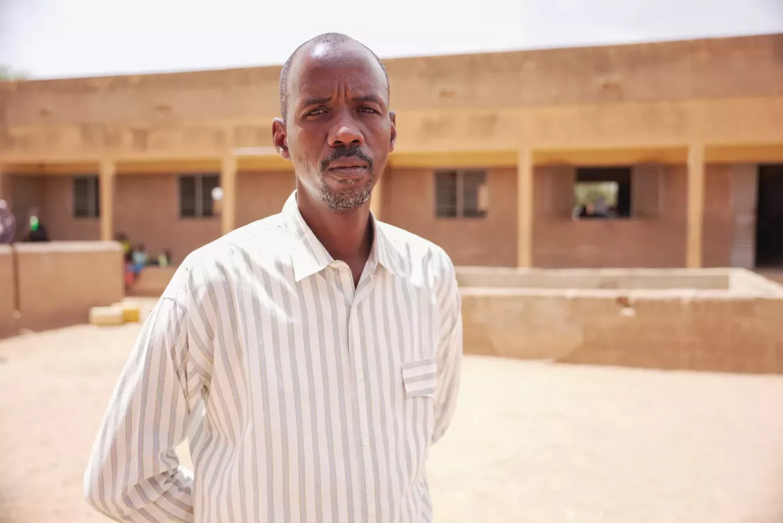 Barry Aboubacar est le directeur de l&rsquo;&eacute;cole du secteur 3 de Djibo