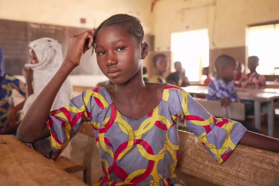 Safiatou Tamboura est en premi&egrave;re ann&eacute;e SSAP &agrave; Djibo