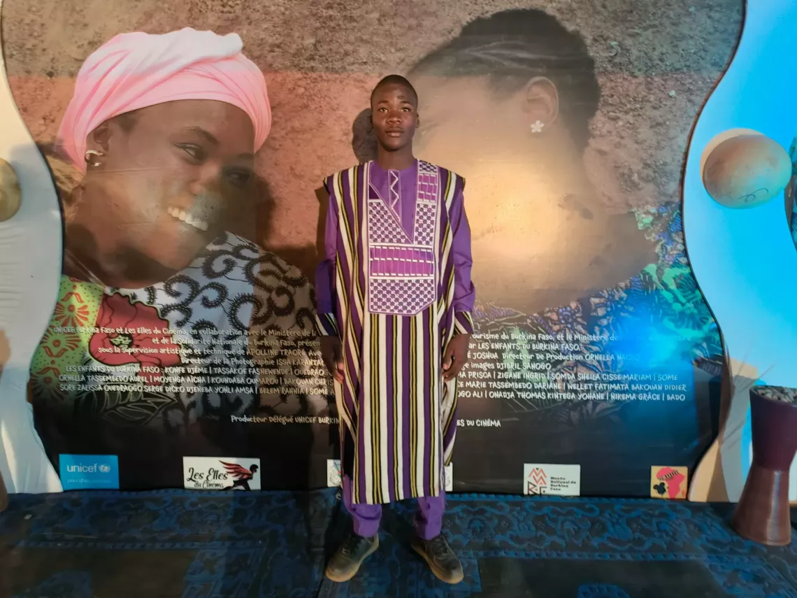 Traor&eacute; Sanjo, acteur du film "Sur mon sable"
