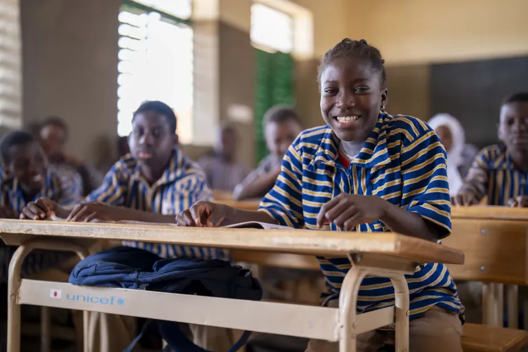 Le Gouvernement, l&rsquo;UNICEF et le Japon inaugurent huit coll&egrave;ges d&rsquo;Enseignement g&eacute;n&eacute;ral et de Formation technique et professionnelle