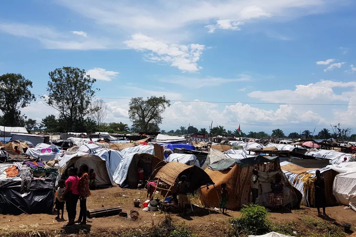 Kigaramango, a spontaneous settlement site at the entrance of Gatumba, Bujumbura rural. 