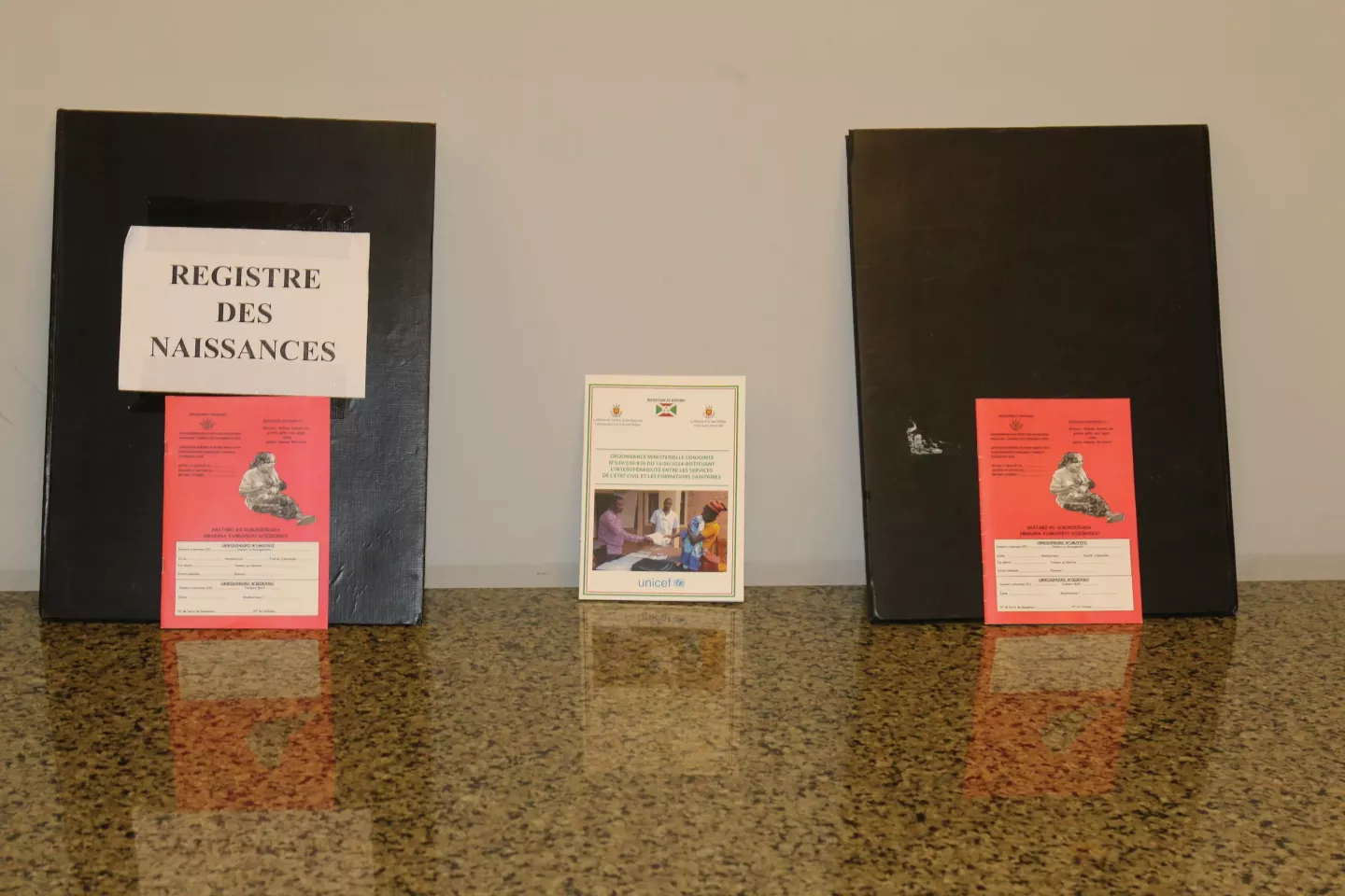 The birth register and the mother and child health booklet
