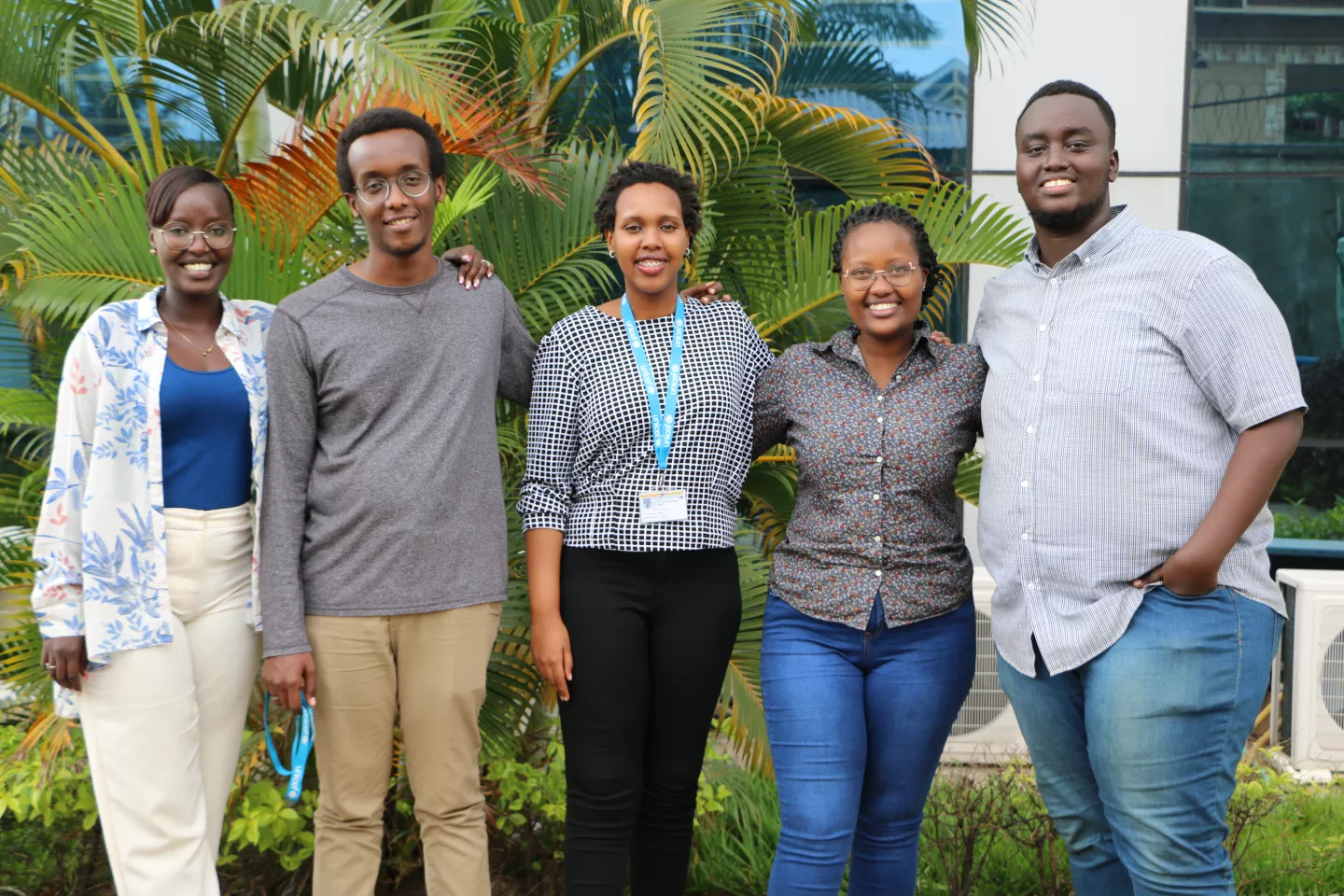 Les stagiaires de l'UNICEF au Burundi