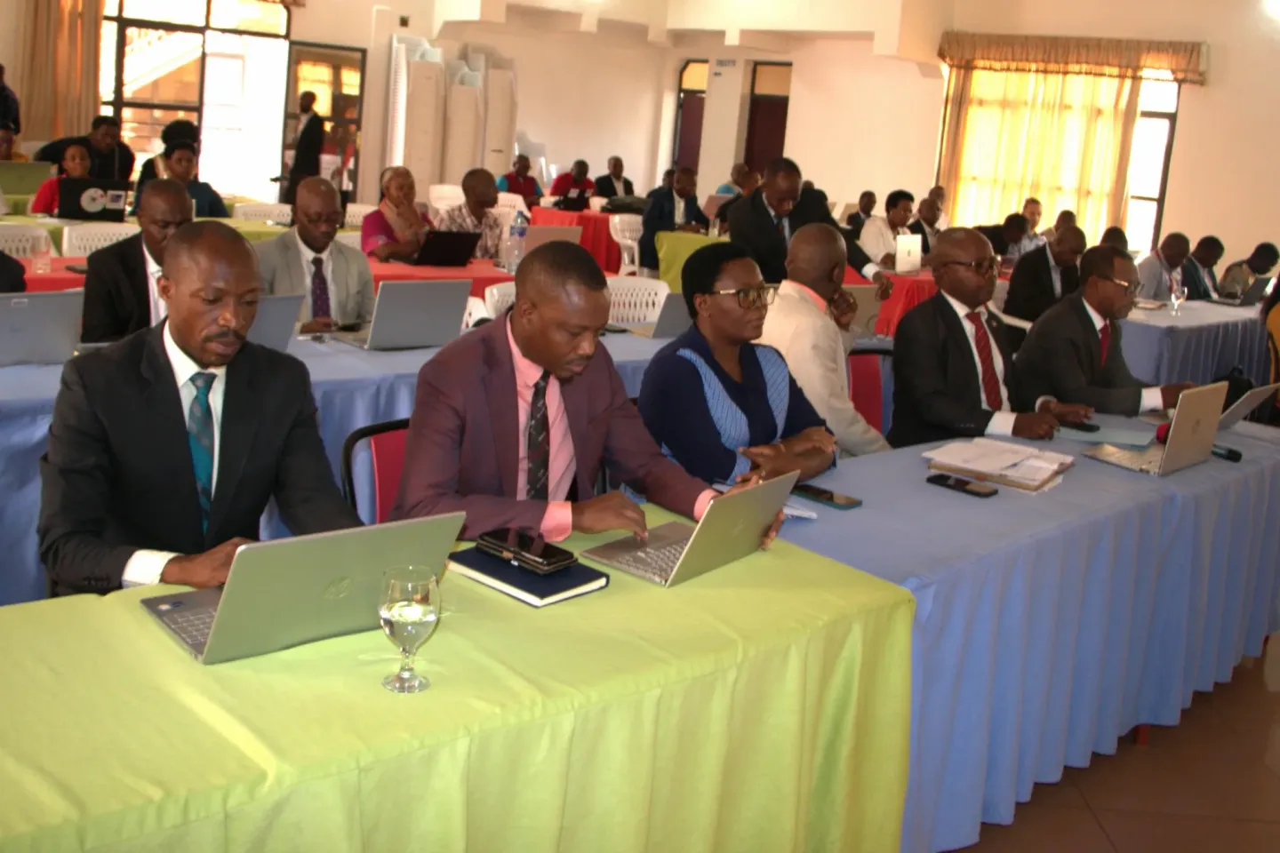 Overview of some of the participants at the meeting 