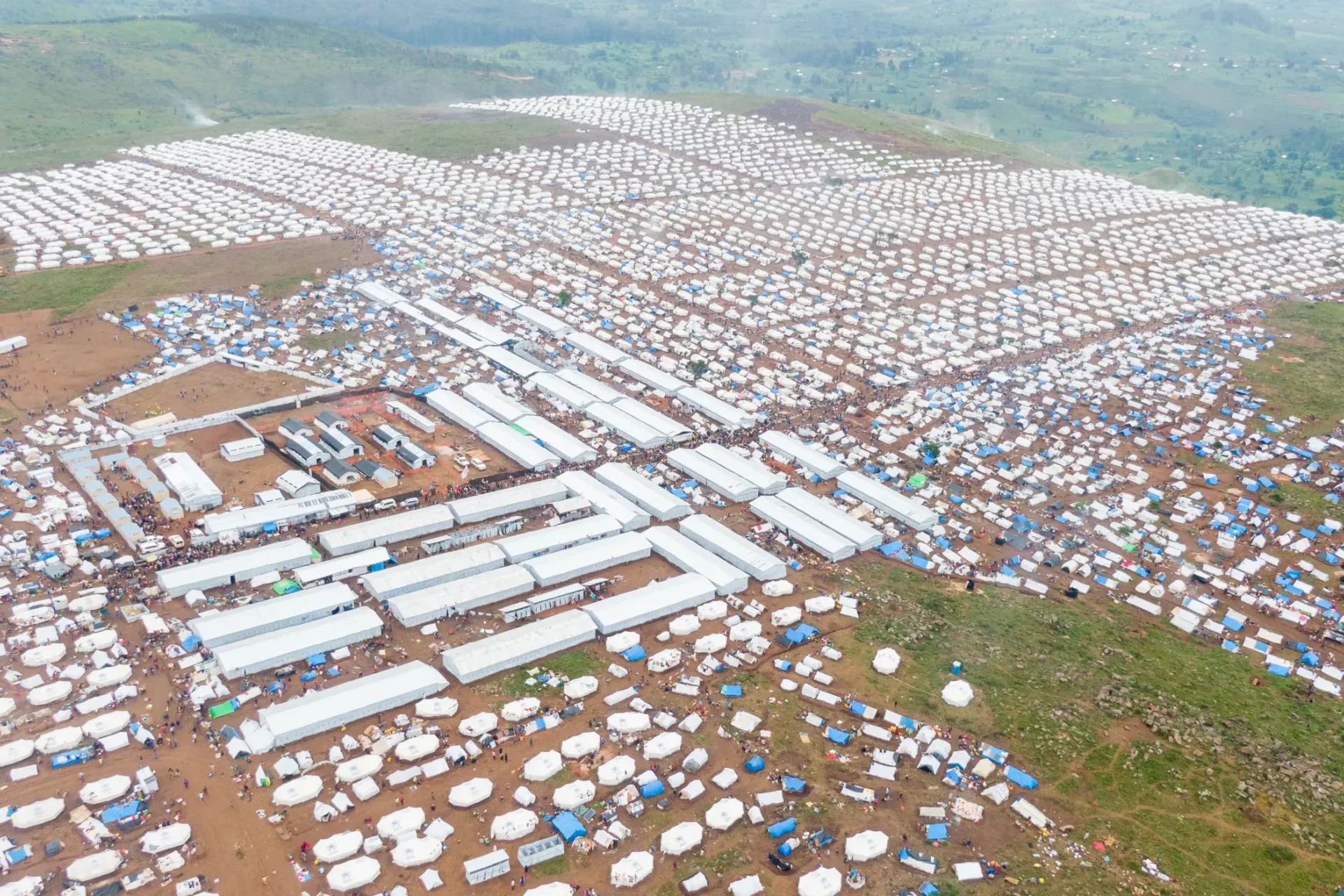 Aerial view of the Busuma site.