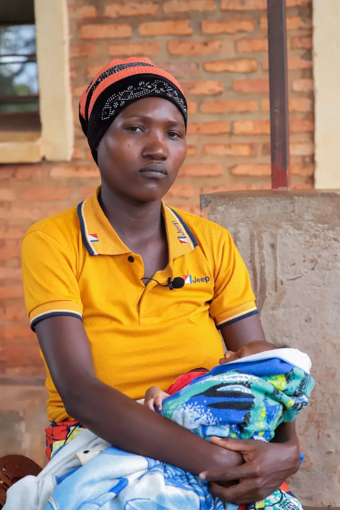 Euphrasie Butoyi, une m&egrave;re qui vient de faire enregister son enfant gr&acirc;ce au projet de l'interoperabilit&eacute; entre les services de l'&eacute;tat civil et les services de la sant&eacute; en commune Busoni, province Kirundo 