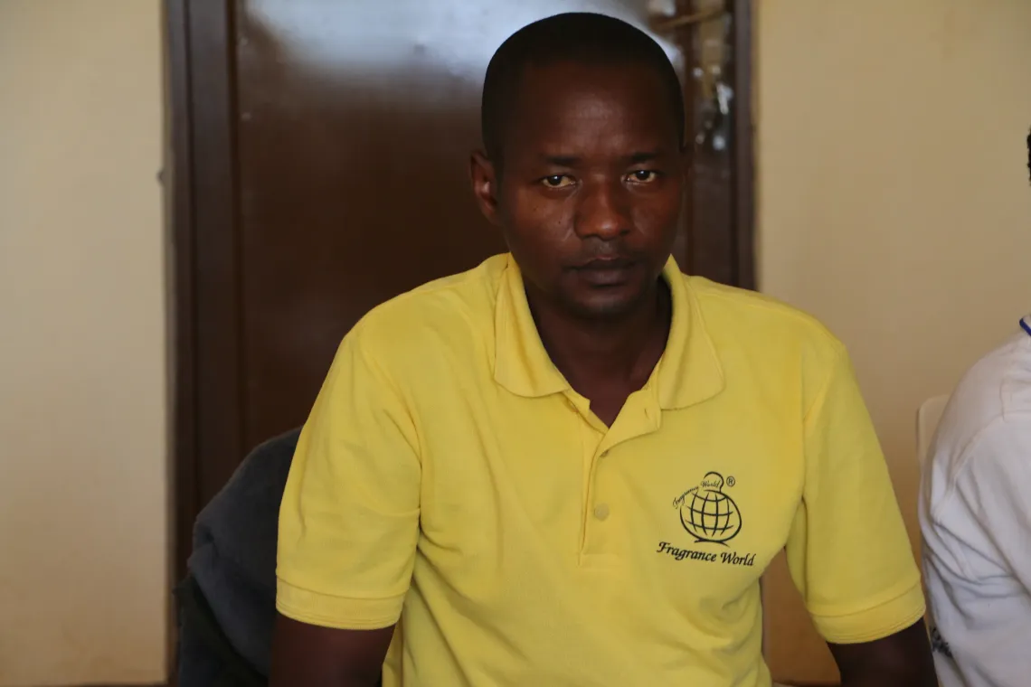 Dieudonn&eacute; Kwizera, chef de la colline Rutonganikwa (zone Bisinde) 