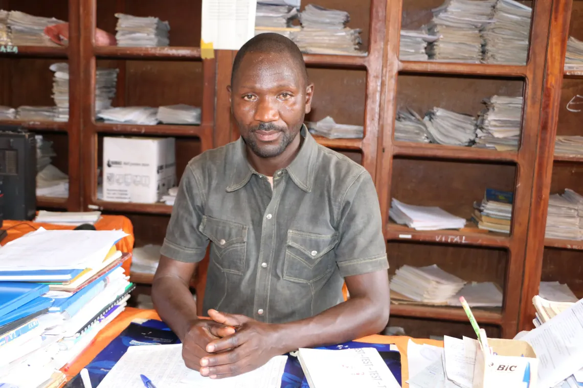 Augustin Girukwishaka, Director of Studies at the Musenyi School of Excellence, praising the results of the CREATABLE project 