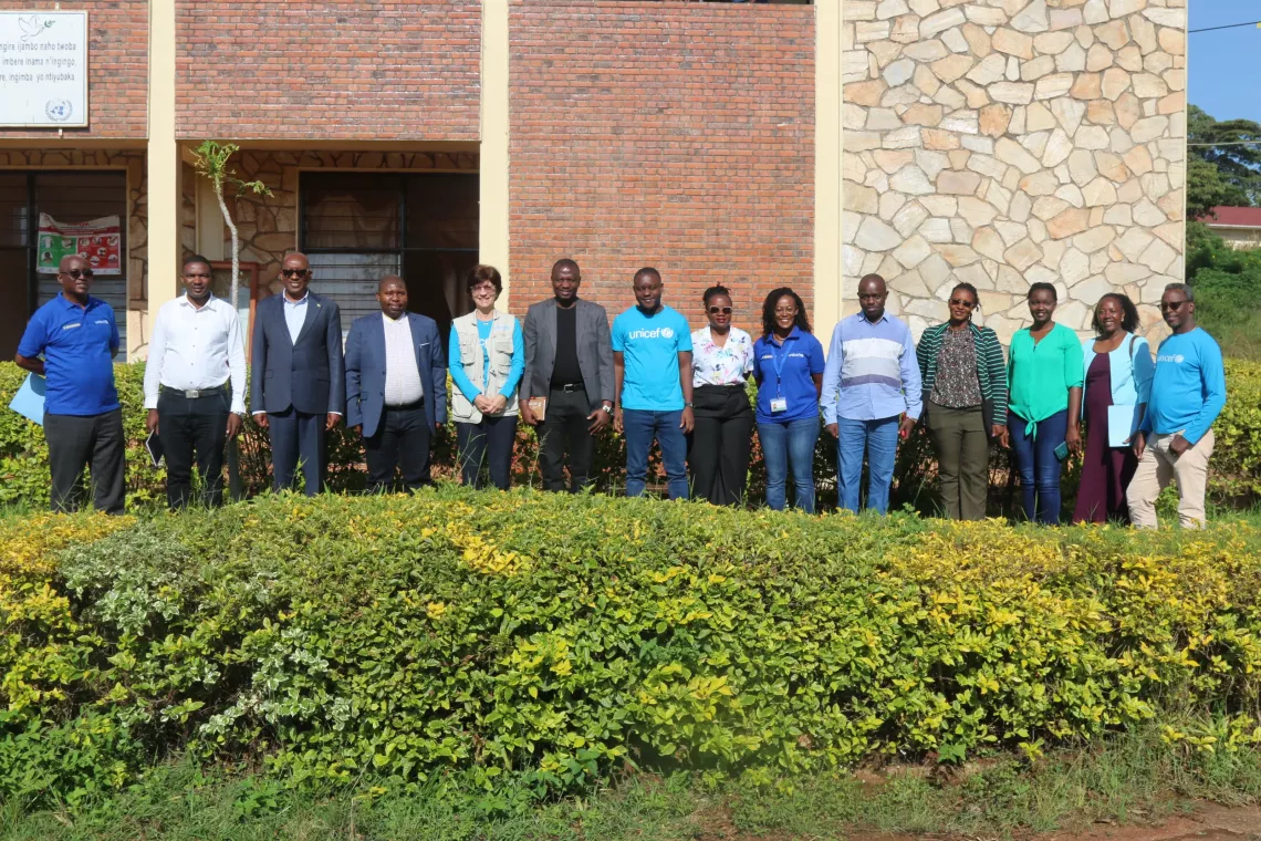 Participants &agrave; la visite conjointe &agrave; Kirundo.