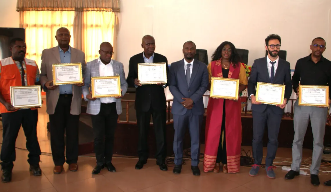 Presentation of certificates of recognition by the minister 