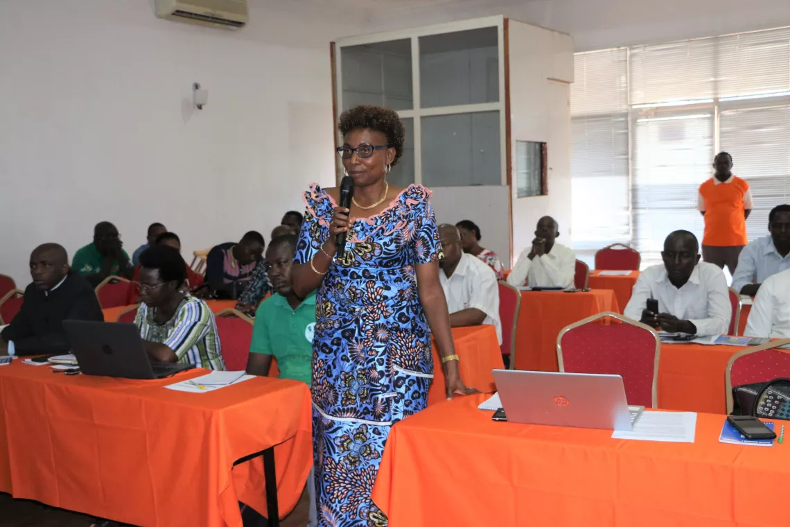 Director for Children and Families Department of the MSNASDPHG asking a question