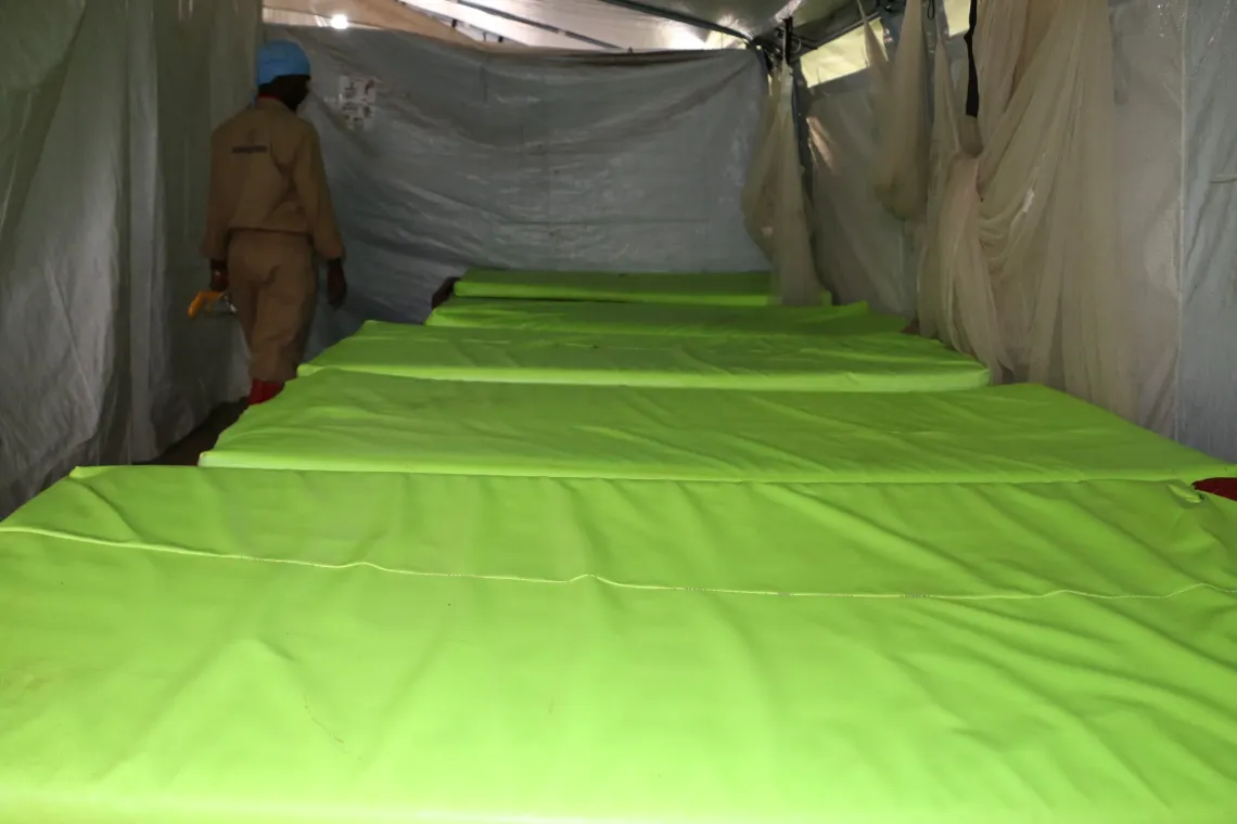 At the Mpox treatment center at Kayanza Hospital, the beds remain empty&mdash;an encouraging sign.
