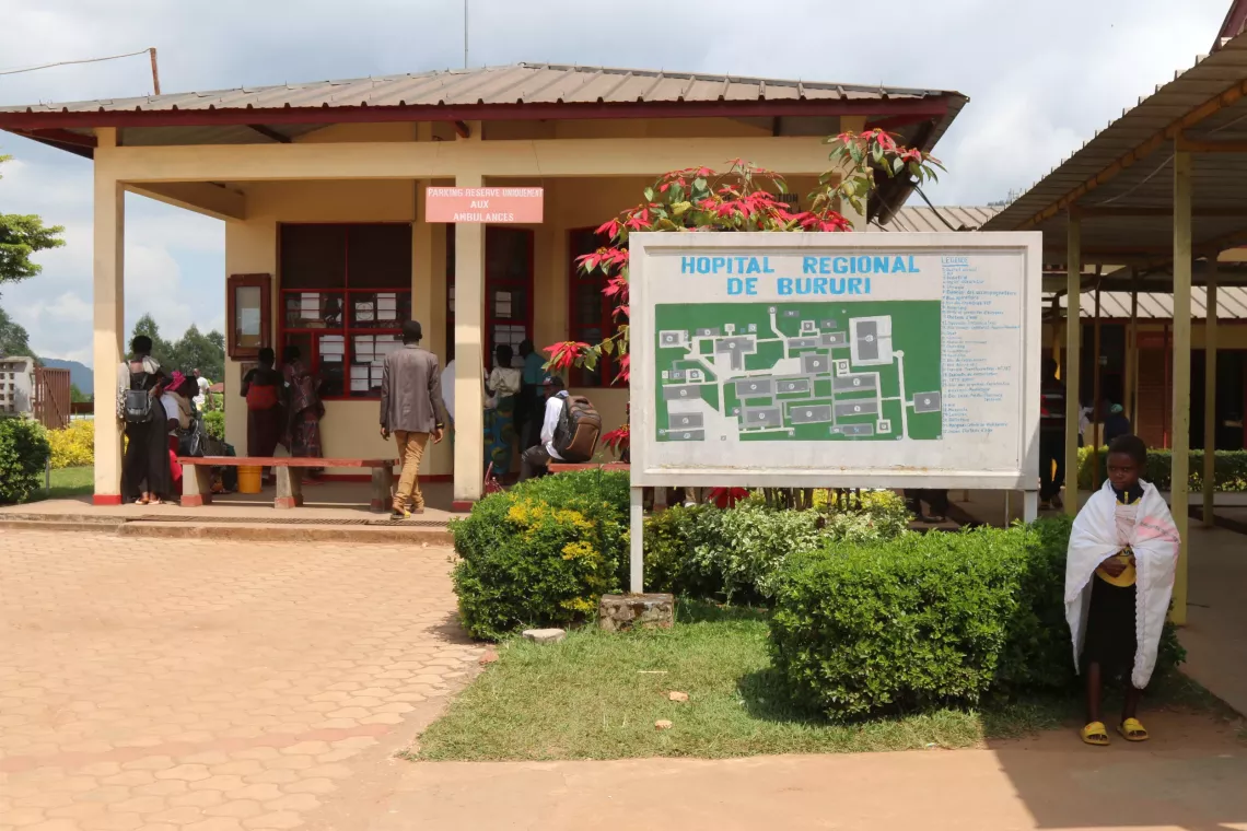   View of Bururi regional hospital