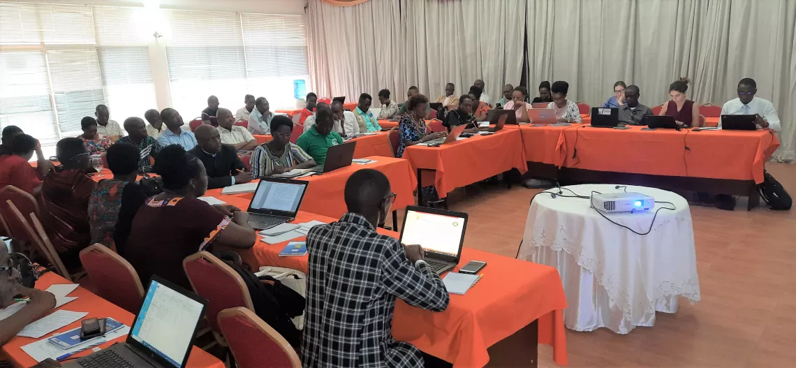 Participants in the workshop