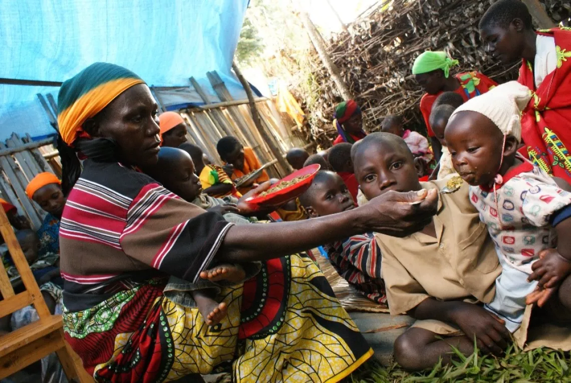 Proper infant feeding practices are key in malnutrition reduction.
