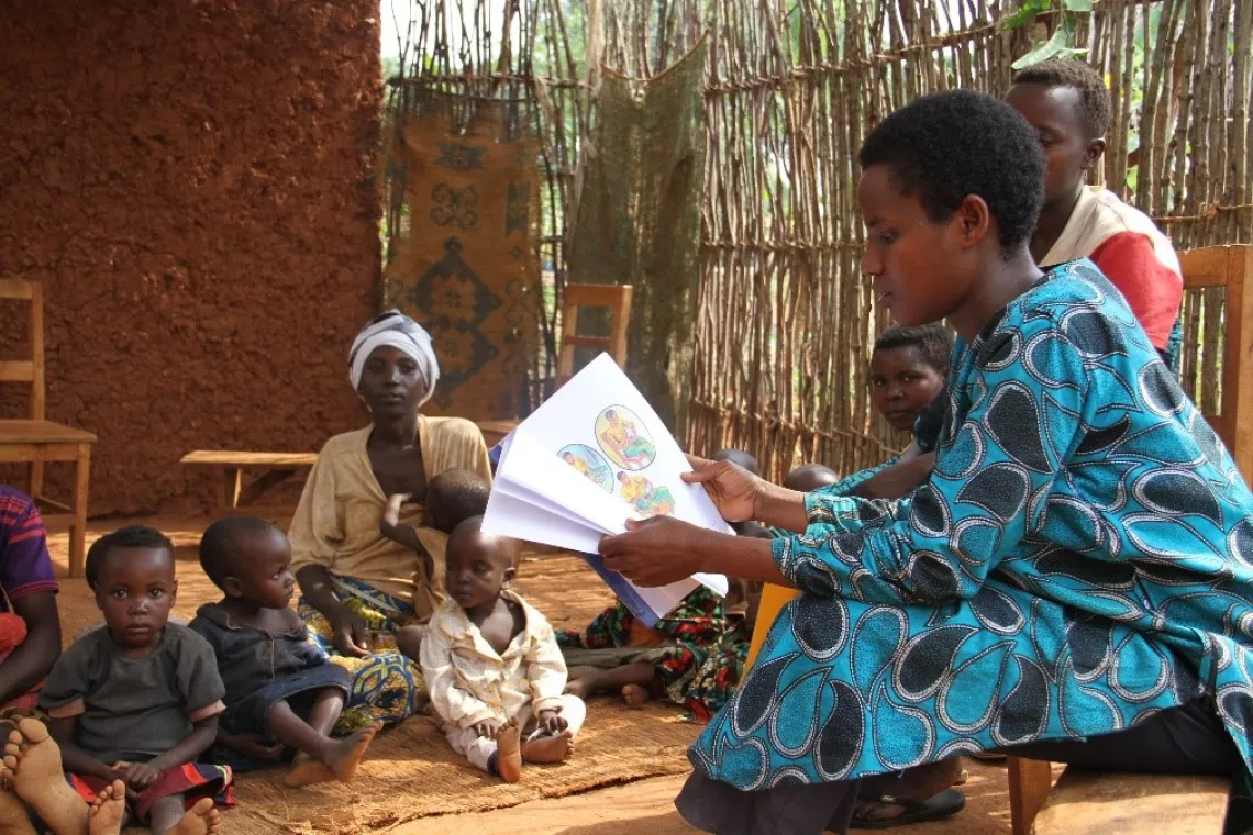 ell trained community volunteers, play an important role to prevent stunting in remote areas.