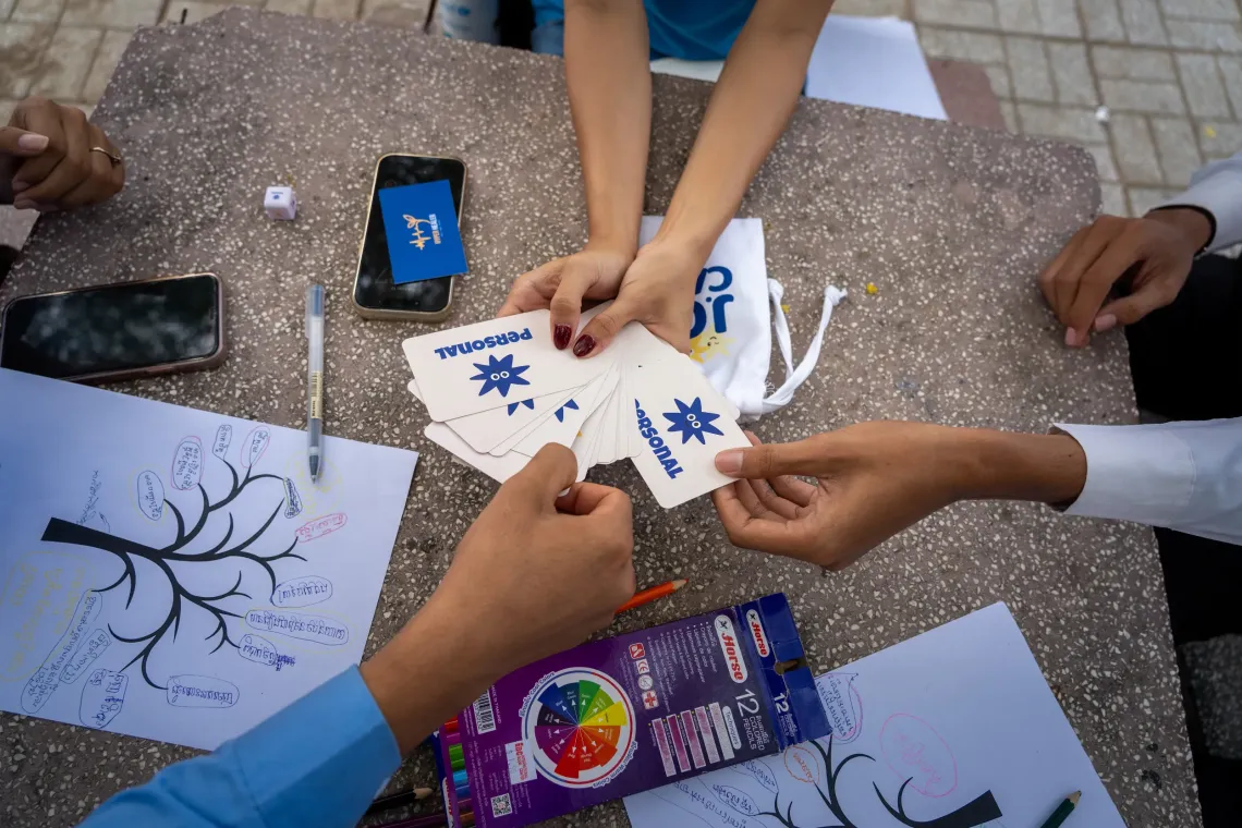 Hyper Healer cards, developed by a team of young innovators as part of UNICEF&rsquo;s Generation Future initiative, aim to encourage open conversation and self-reflection about mental health