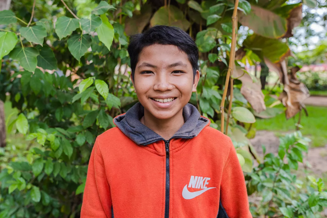 Rong Vannak is a 15-year-old in grade nine at Rolours Lower Secondary School, Siem Reap Province. 