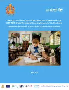 Learning Loss in the Covid-19 Pandemic Era: Evidence from the 2016-2021 Grade Six National Learning Assessment in Cambodia