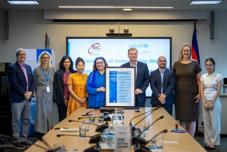 UNICEF and the International Business Chamber of Cambodia Partner to Champion Children&rsquo;s Rights Through Responsible Business