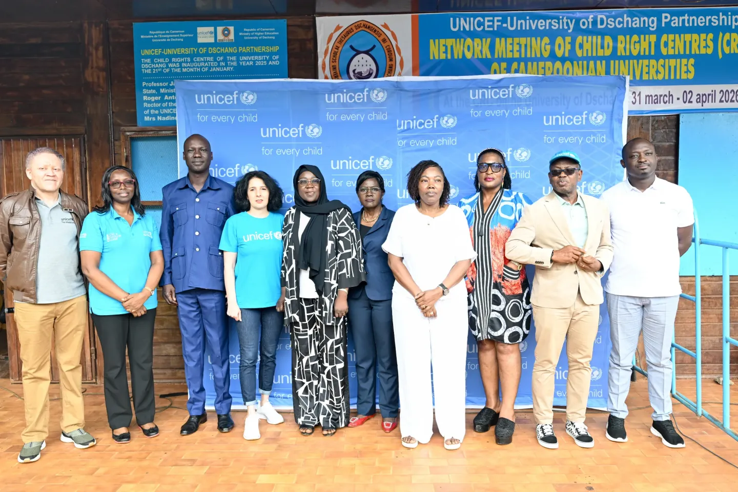 The very first steering committee of the university network of children&rsquo;s rights centres in Cameroon