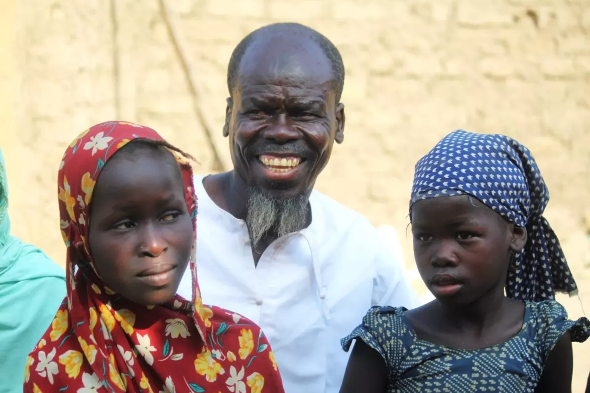 Woudou et ses deux filles &agrave; l'extr&ecirc;me-nord du Cameroun