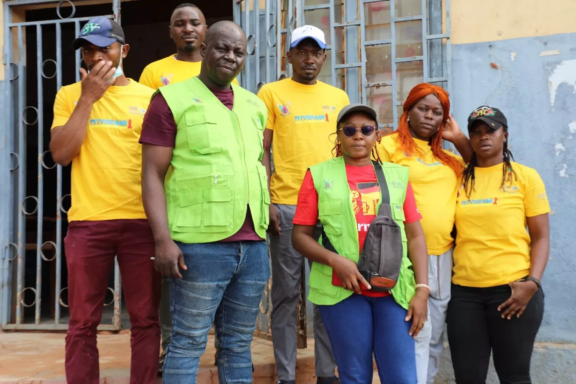 Jean-Yves Beng, District Health Officer of Batouri and his team are about to head into the field for community mobilization