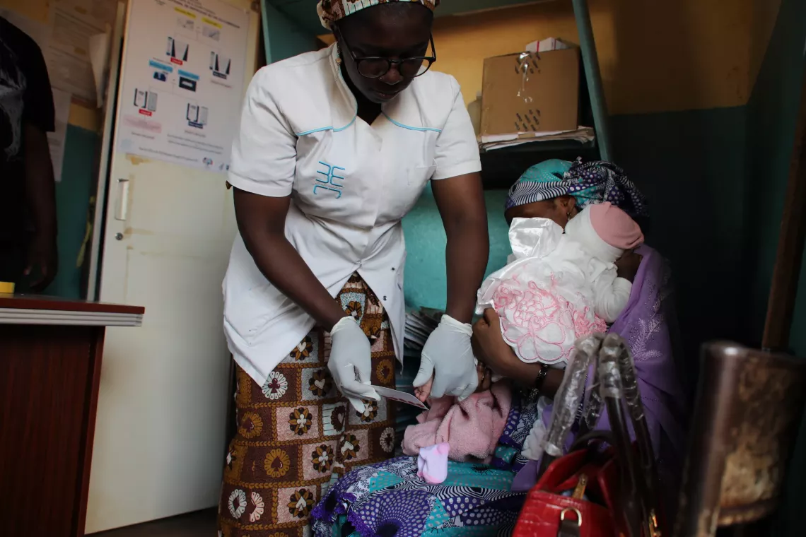 HIV test on a Mother