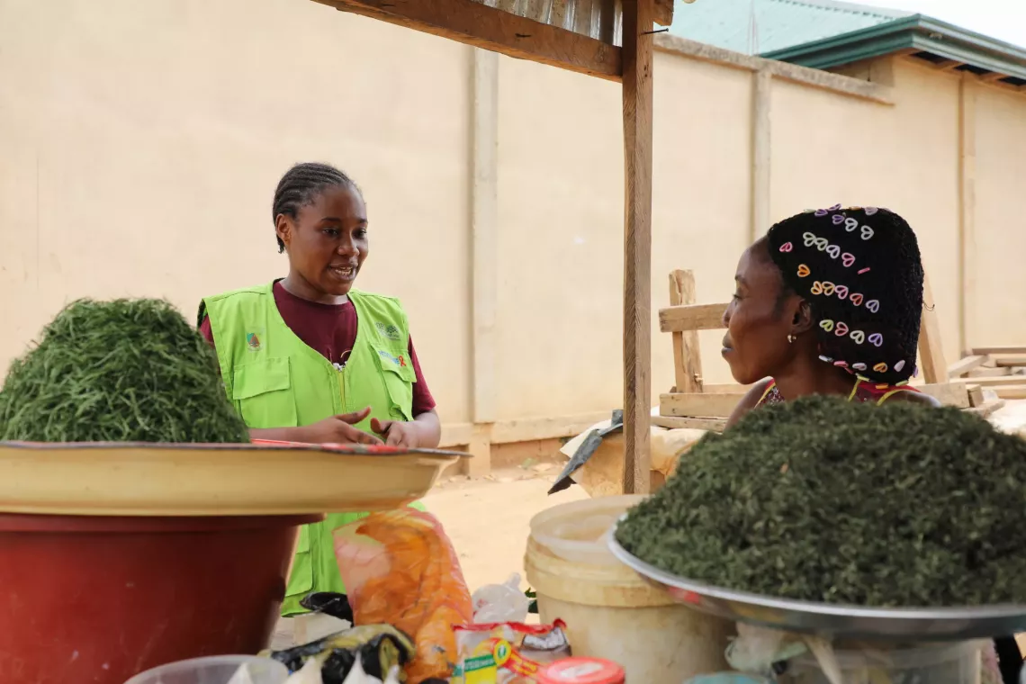 Sensibilisation dans les march&eacute;s de Garoua Boula&iuml;