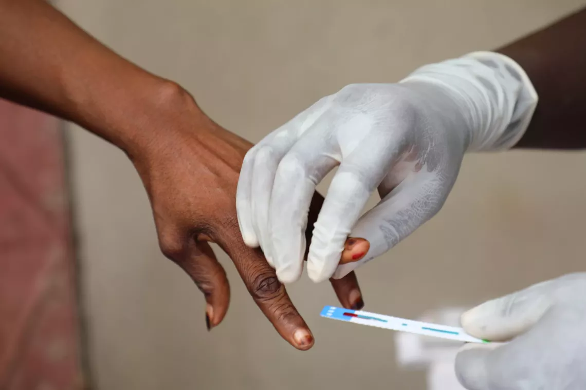 Test rapide de VIH &agrave; Garoua Boula&iuml;