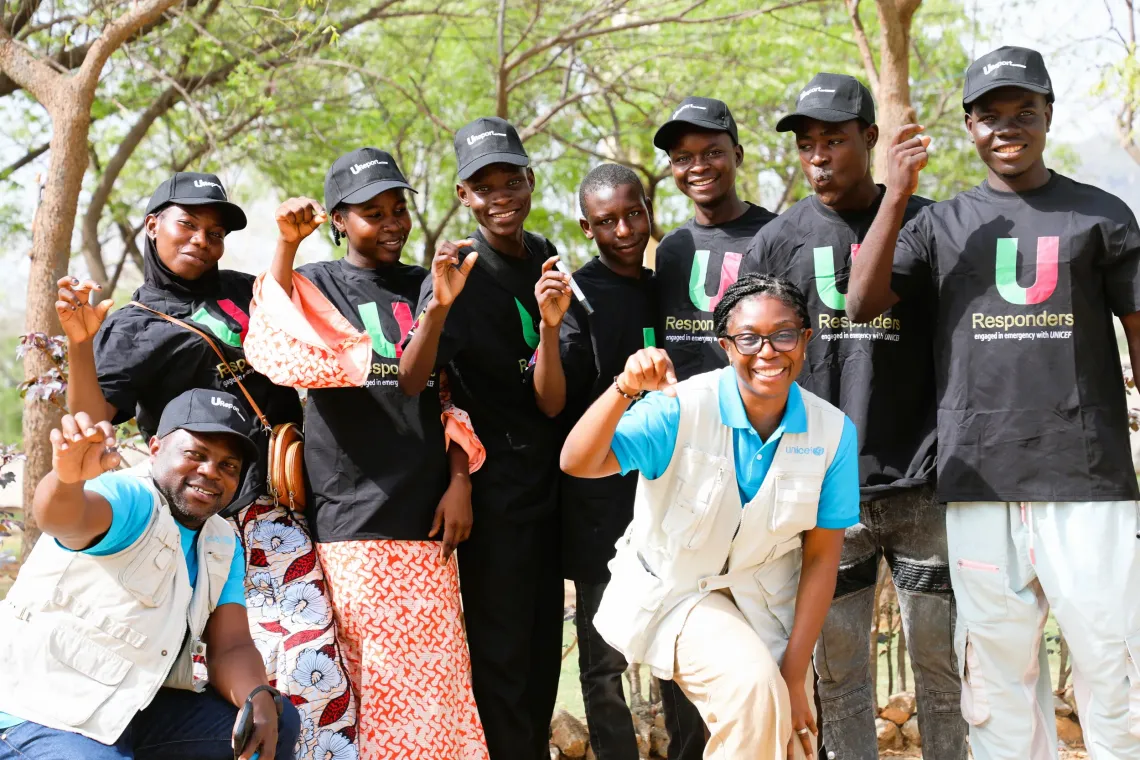 les U-Responders en campagne polio