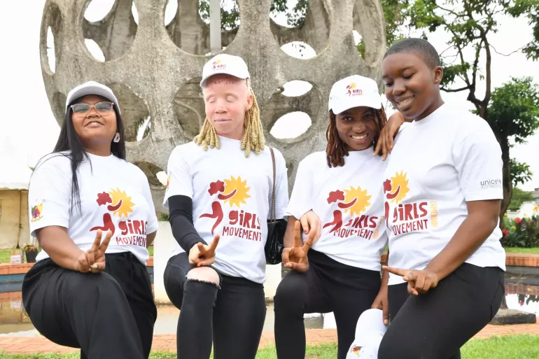 The launching of the girls movement in Cameroon