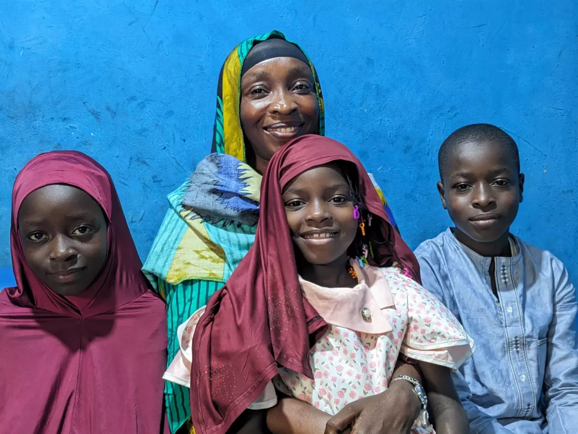 R&eacute;fugi&eacute;e pendant 12 ans, Mme Balkisou et son mari ont travaill&eacute; dur pour &eacute;lever leurs trois enfants. Aujourd'hui, de retour chez eux, ils esp&egrave;rent un avenir meilleur