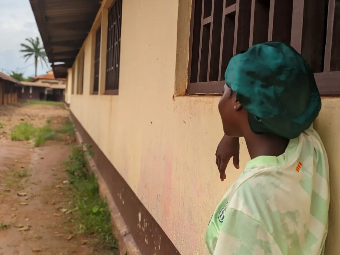 Christine also followed a vocational training course at the Don Bosco centre.     