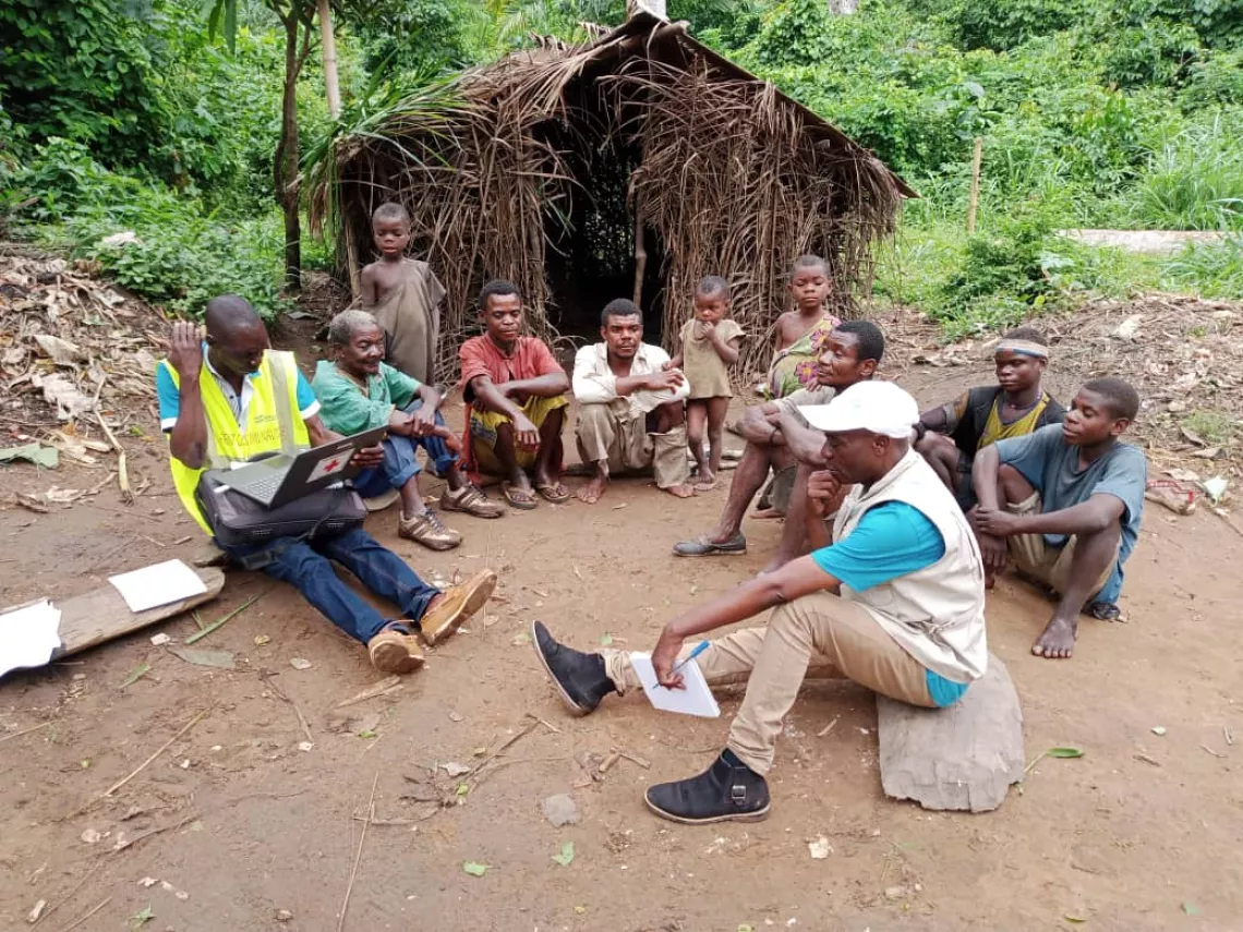 UNICEF and partners during a session of sensitization on monkeypox.   