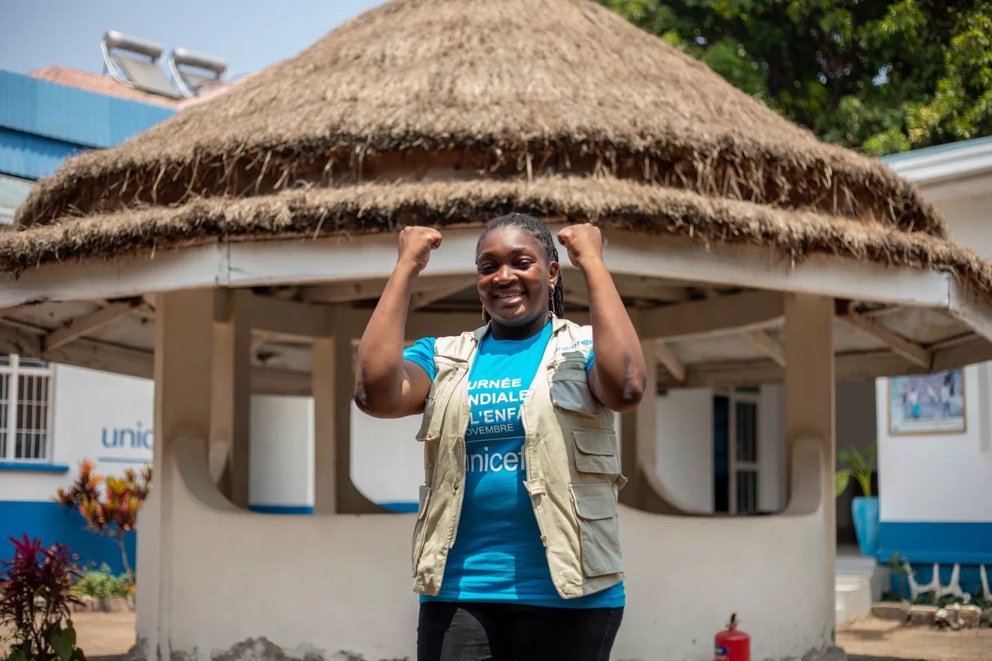  Laetitia KALIBWAMI Young volunteer of UNICEF in the DRC 