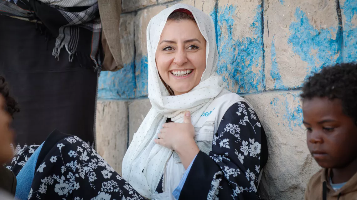 Jinan Ramadan, Emergency Specialist with UNICEF Yemen
