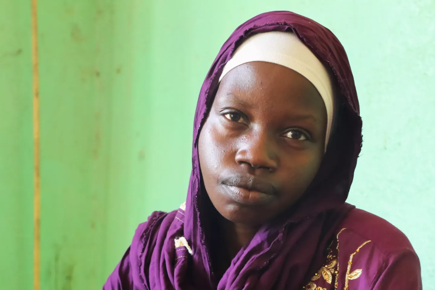 Khadidja Hatap, 22 ans, &eacute;tudiante en sant&eacute; et m&egrave;re de trois enfants.