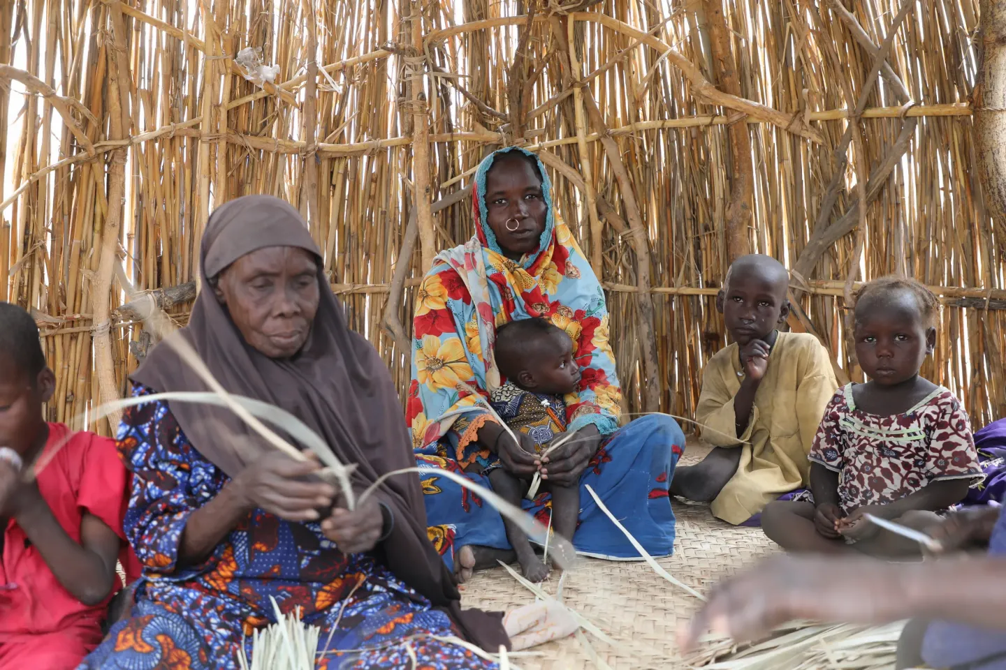 Howa and her family.