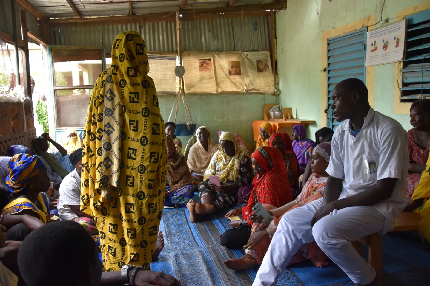 Assiam, raising the awareness of women in her community.
